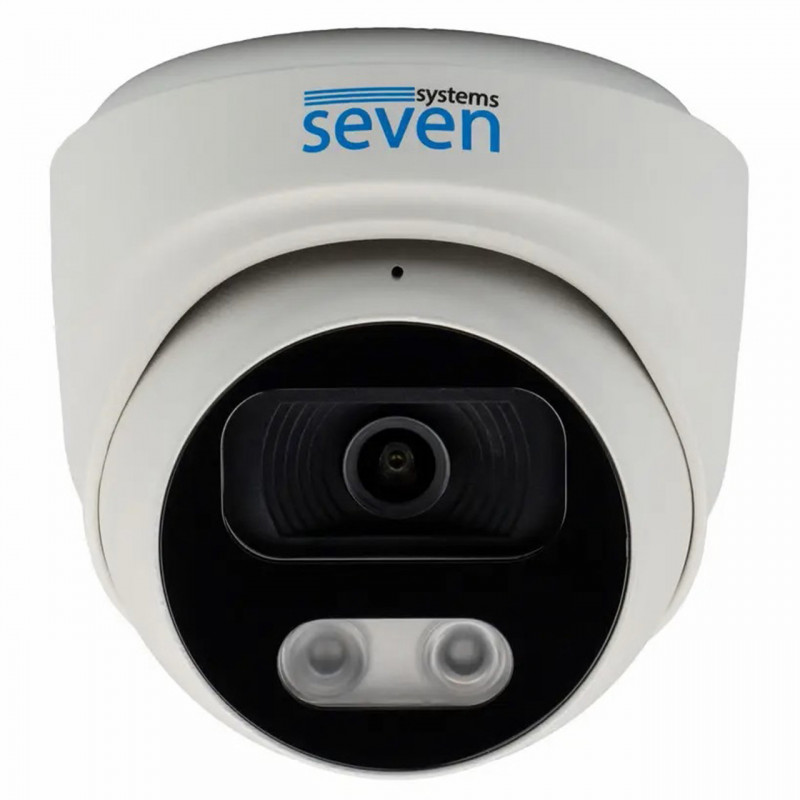 IP-видеокамера 8 Мп уличная/внутренняя SEVEN IP-7218PA white 2,8 мм