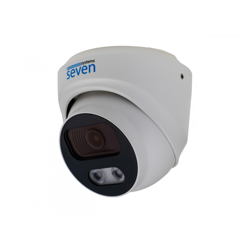 IP-видеокамера 8 Мп уличная/внутренняя SEVEN IP-7218PA white 2,8 мм