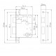 Розумний дверний біометричний замок SEVEN LOCK SL-7740BF black
