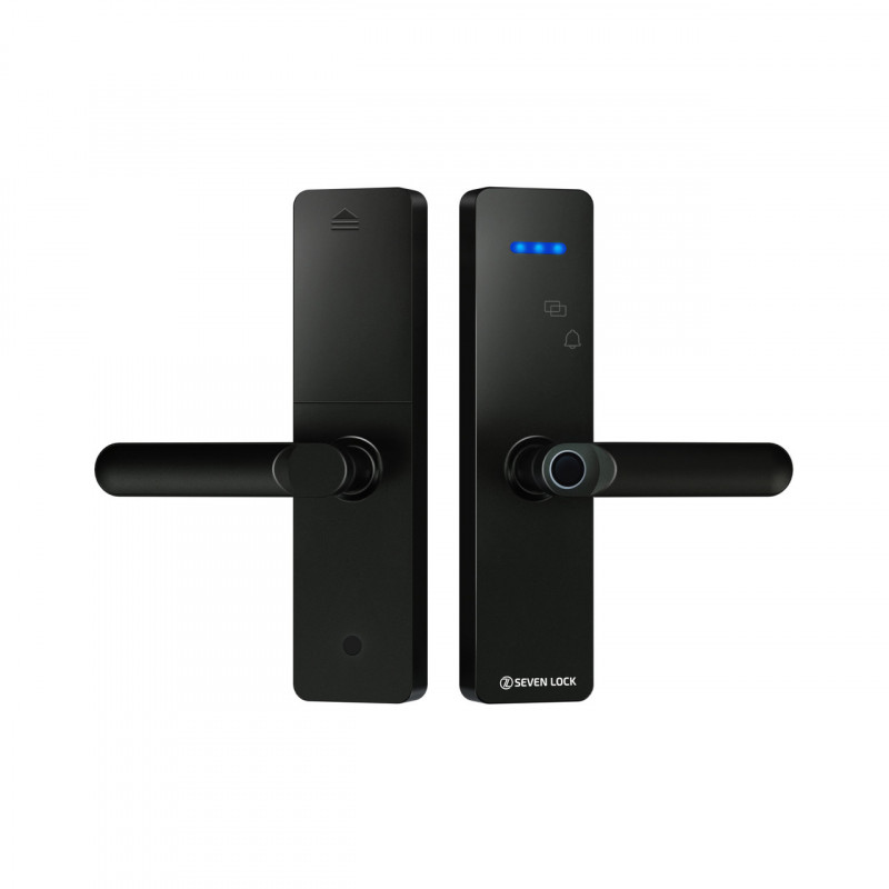 Розумний дверний біометричний замок SEVEN LOCK SL-7740BF black