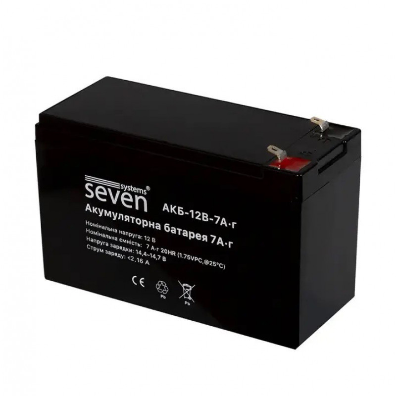 Акумуляторна батарея SEVEN 12В/7Аг
