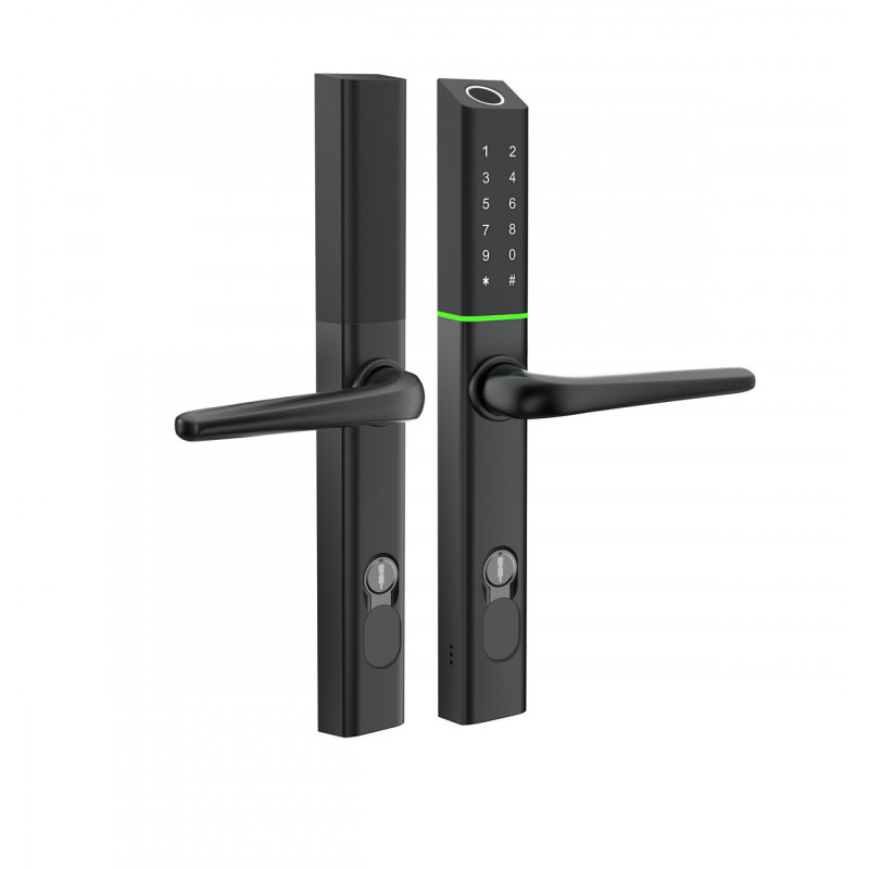 Розумний дверний біометричний замок SEVEN LOCK SL-7763BF black