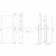 Розумний дверний біометричний замок SEVEN LOCK SL-7763BF black