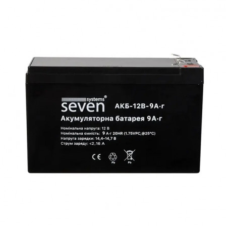 Акумуляторна батарея SEVEN 12В/9Аг