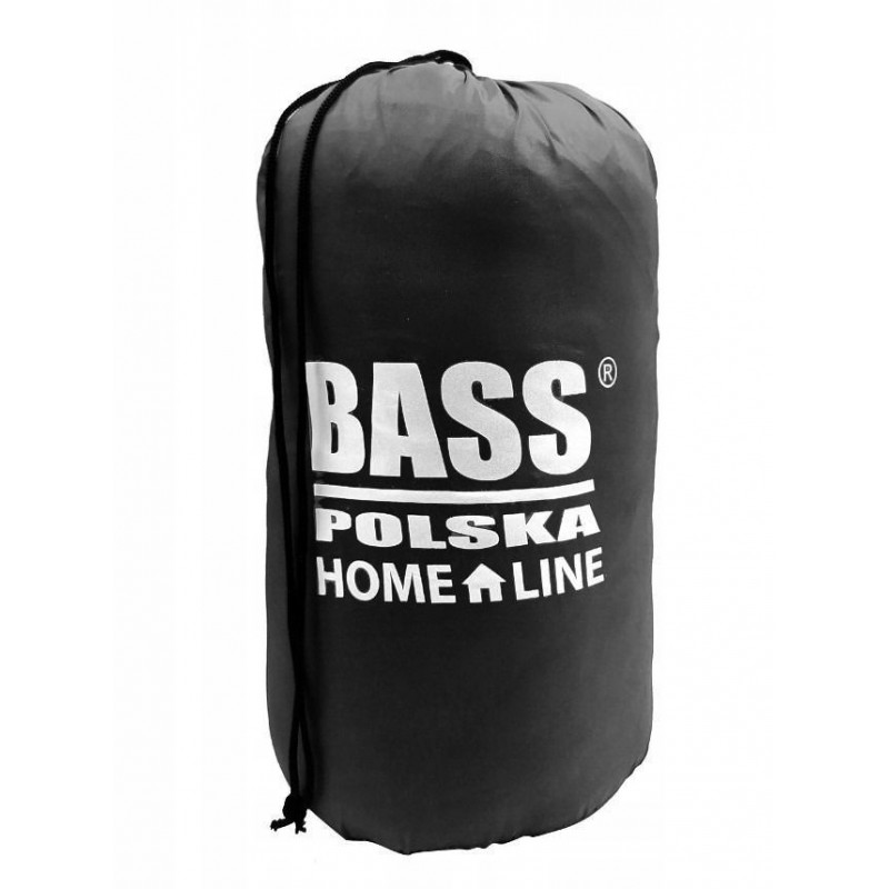 Спальний мішок з капюшоном,туристична ковдра 2 в 1 Bass Polska BH 41999 чорний