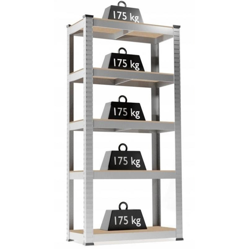 Стеллаж складской металлический 180x90x40см плита 4см Вес 14.5кг