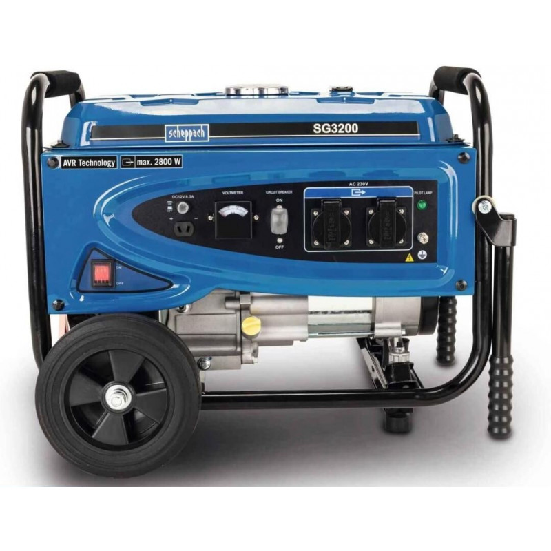Генератор бензиновий 2.8kW AVR Scheppach SG 3200