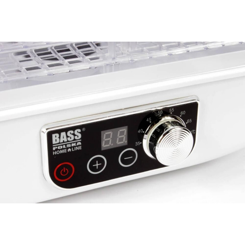 Сушарка для овочів та фруктів 250 Вт, з регульованими лотками Bass Polska BH-10602