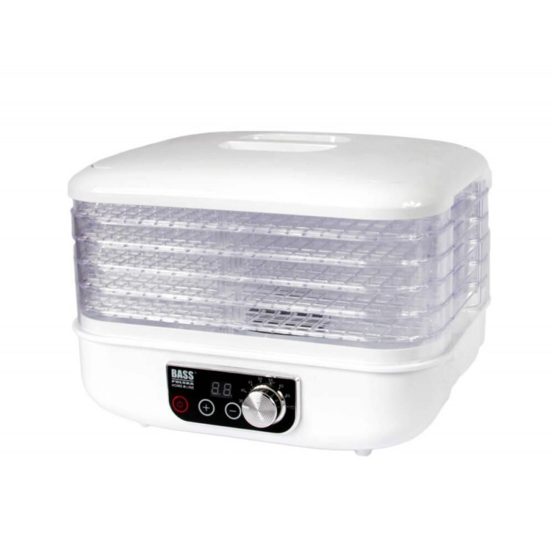 Сушарка для овочів та фруктів 250 Вт, з регульованими лотками Bass Polska BH-10602
