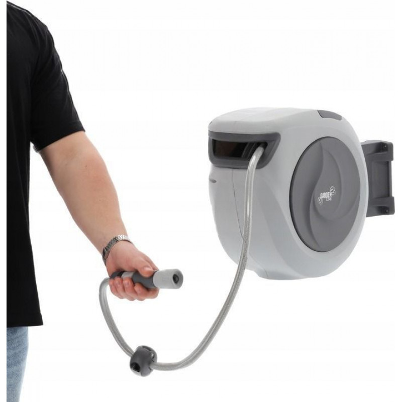 Котушка зі шлангом Gardena Roll-Up XL Automatic настінна 30 м ZHO9715