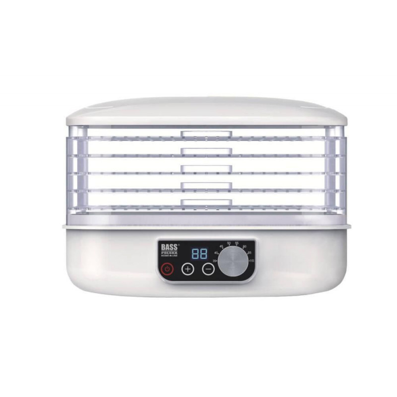 Сушарка для овочів та фруктів 250 Вт, з регульованими лотками Bass Polska BH-10602