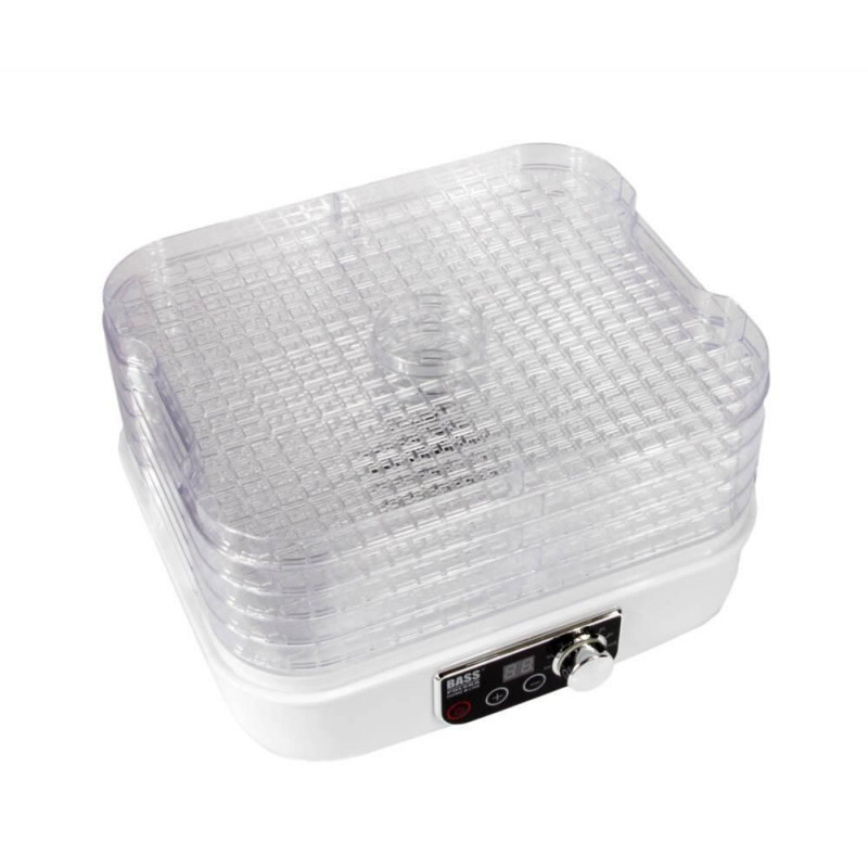 Сушарка для овочів та фруктів 250 Вт, з регульованими лотками Bass Polska BH-10602