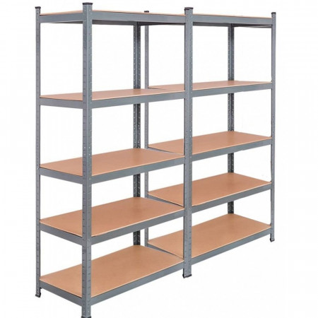 Стеллаж складской металлический 180x90x40см плита 4см Вес 29кг 2шт в коробке