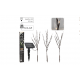 Вуличний ліхтар на сонячній батареї, набір 3 гілки 60 см, 60 LED Garden Line SOL6094