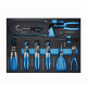 Тележка с инструментами Kraft&Dele KD1069, 309 шт