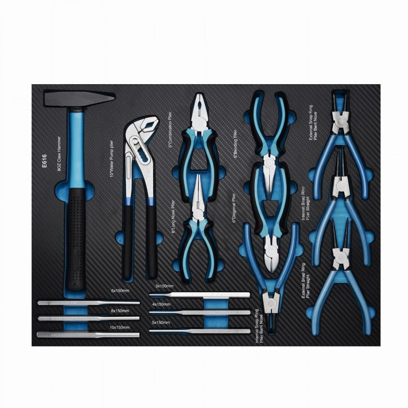 Тележка с инструментами Kraft&Dele KD1069, 309 шт