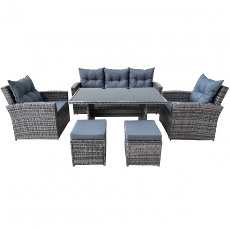 Комплект садовой мебели Garden Line ABI3347 MARINNE III Серый