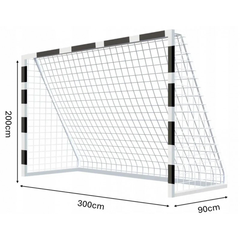 Складные футбольные ворота, металлические Garden Line TIS7543 LUX-300 x 200 x 90 см