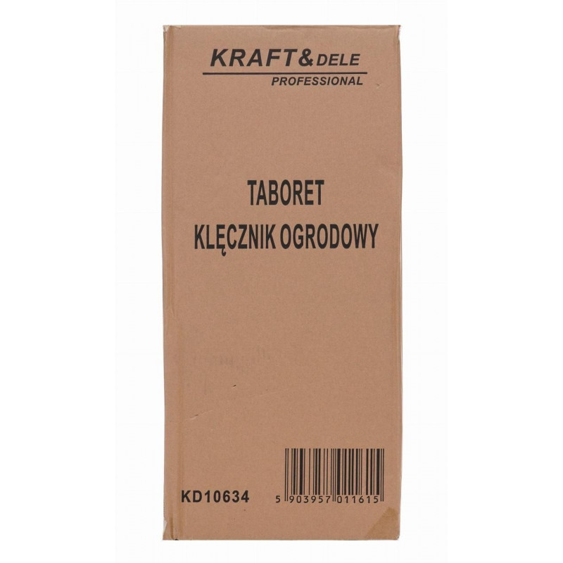 Складний садовий табурет, лавка з органайзером для садових інструментів Kraft&Dele KD10634