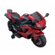 Детский электромотоцикл VOLSO VS1900R красный 12V 40W, аккумулятор 4.5Ah от 3 лет до 40 кг