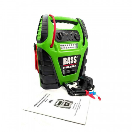 АВТОМОБИЛЬНЫЙ СТАРТЕР 5 В 1 (с компрессором, Повербанком и LED лампой) Bass Polska 5970