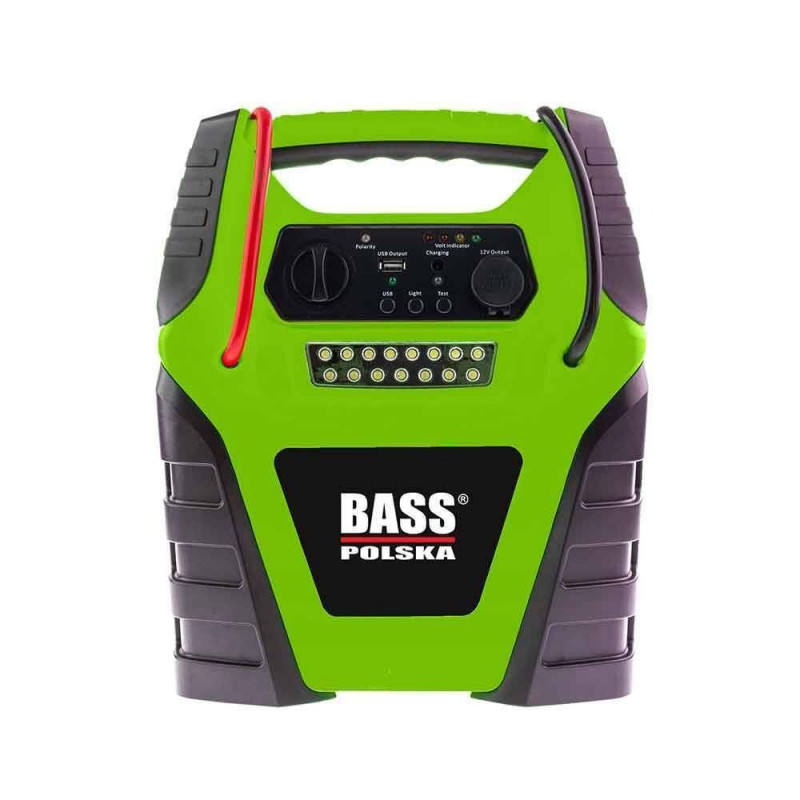 АВТОМОБІЛЬНИЙ СТАРТЕР 5 В 1 (з компресором, Повербанк та LED лампою) Bass Polska 5970