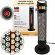 Инфракрасный обогреватель для дома и террасы 1200W Bass Polska BH 41569