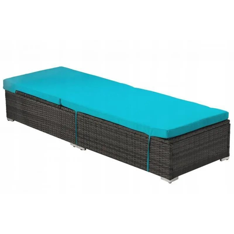 Шезлонг розкладний Garden Line ABI3548, синій