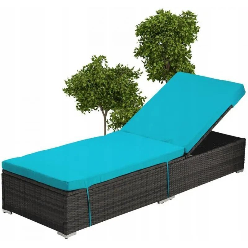 Шезлонг розкладний Garden Line ABI3548, синій