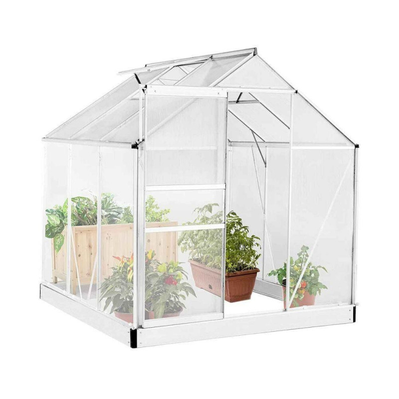 Теплица из поликарбоната Bass Polska 85945-AL 1.9х1.9х1.95м, алюминиевый каркас