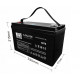Акумулятор  для ДБЖ та інвертерів  VRLA AGM 12V 130Ah  Bass Polska 5976