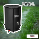 Бочка для дождевой воды 1000л Bass Polska BH 8000 Черная
