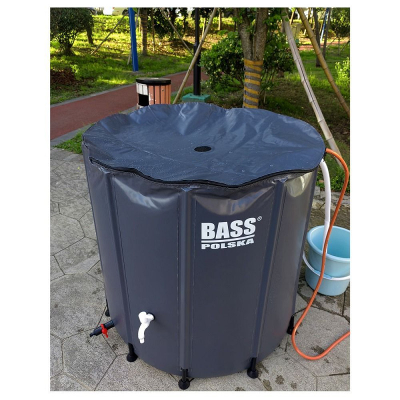 Бочка для збору дощової води Bass Polska BH 79990 — 1000 л, стійка та міцна