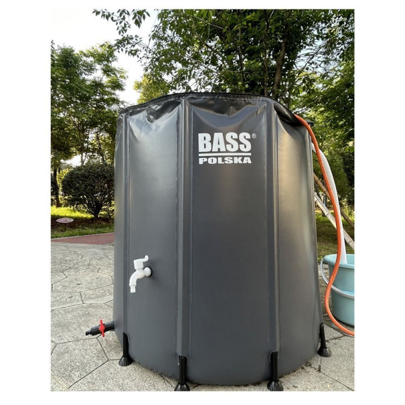 Бочка для збору дощової води Bass Polska BH 79990 — 1000 л, стійка та міцна