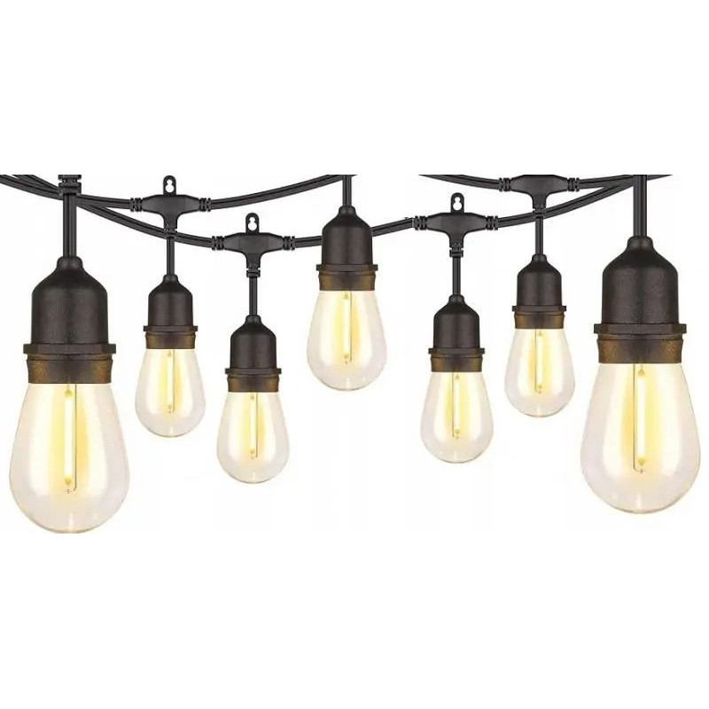 Декоративна гірлянда 10 LED 10 м Теплий-білий Garden Line  SOL1243