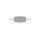Гамак Garden Line 200x150 см Желтый 200kg HAM2542