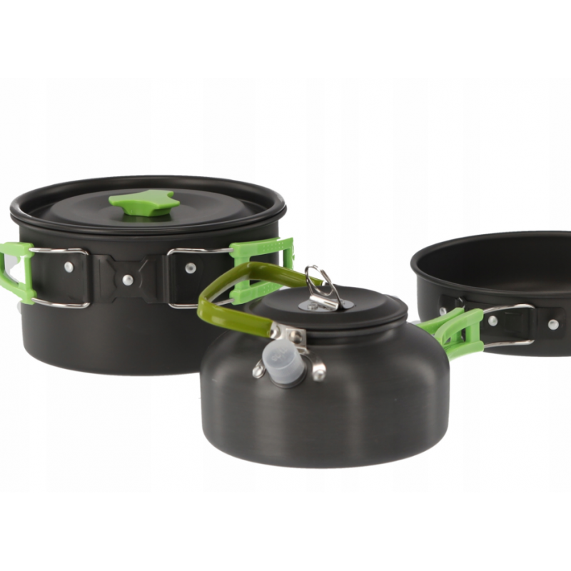 Набір туристичного металевого посуду для походів Garden Line CAM6834