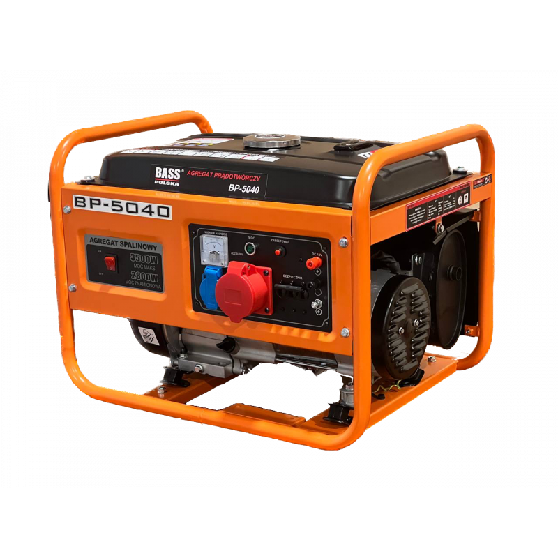 Генератор бензиновий трифазний Bass Polska 5040 3.5 кВт 220V/380V