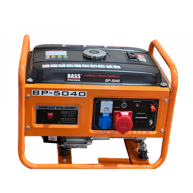 Генератор бензиновий трифазний Bass Polska 5040 3.5 кВт 220V/380V