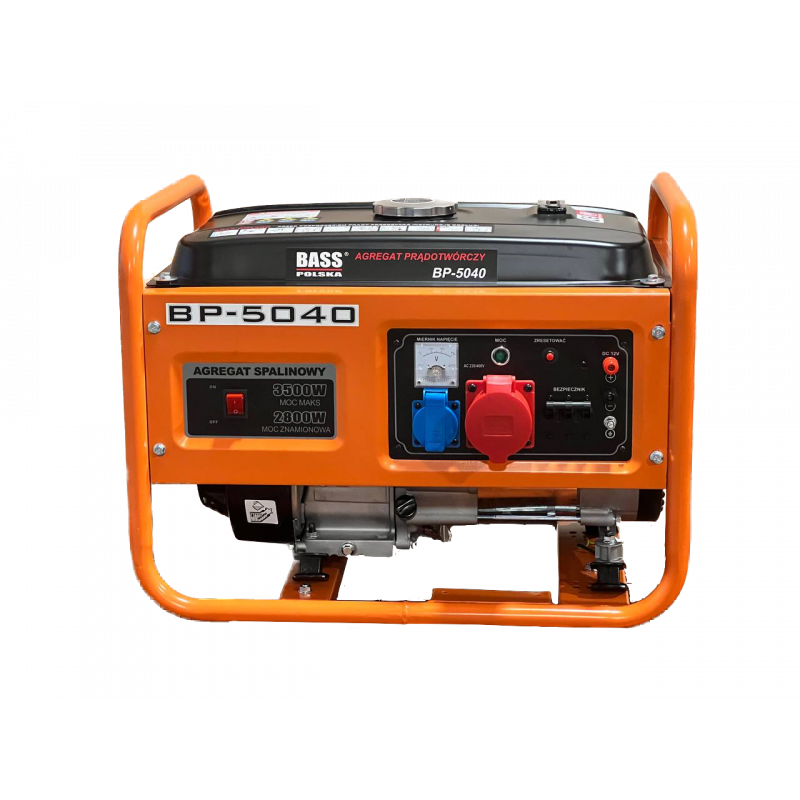 Генератор бензиновий трифазний Bass Polska 5040 3.5 кВт 220V/380V