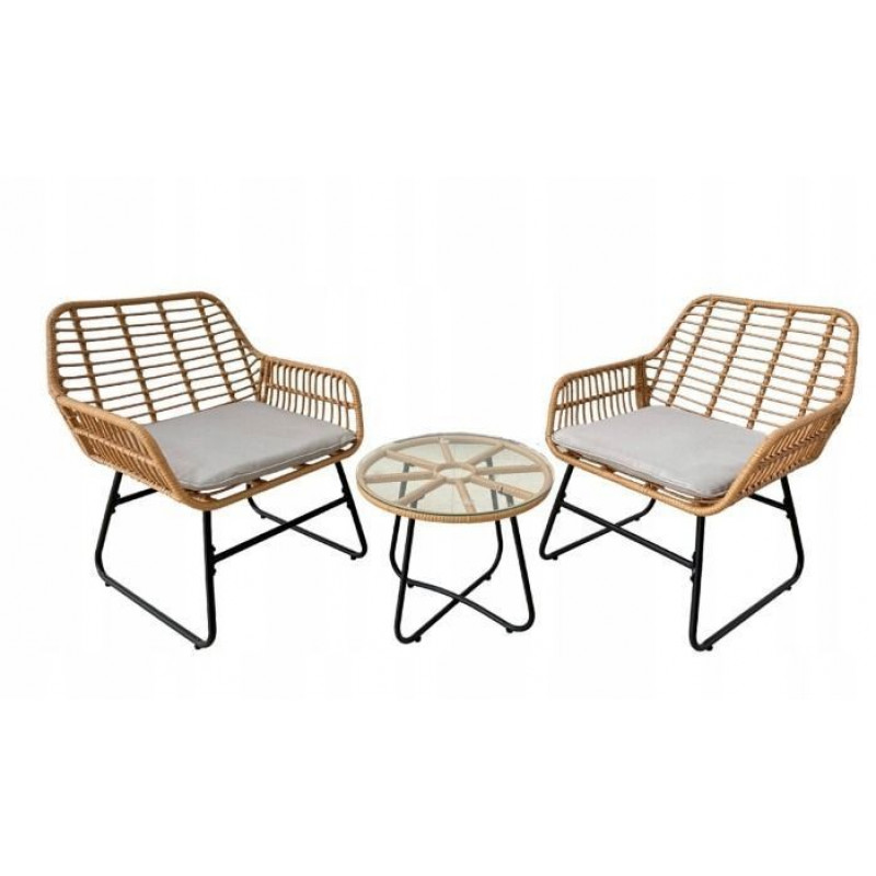 Комплект садовой мебели Garden Line LEUCA Серый ABI3408