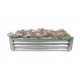 Высокая грядка прямоугольная оцинкованная, 240х120х30 см. Garden Line ZAK8304