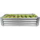 Высокая грядка прямоугольная оцинкованная, 240х120х30 см. Garden Line ZAK8304