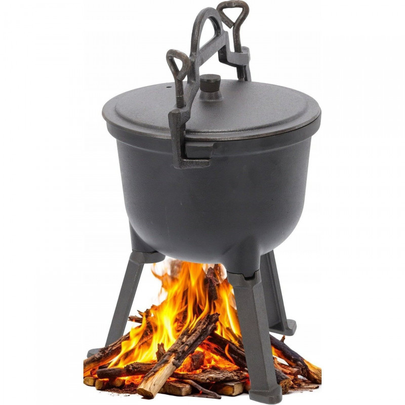 Чавунний казанок Garden Line BBQ3703 5 л Сірий