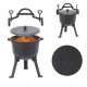 Чавунний казанок Garden Line BBQ3703 5 л Сірий