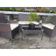 Комплект садовой мебели коричневый 4 шт. GARDEN LINE SAD1408