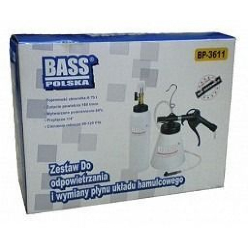 Набор для прокачки и замены тормозной жидкости Bass Polska 3611