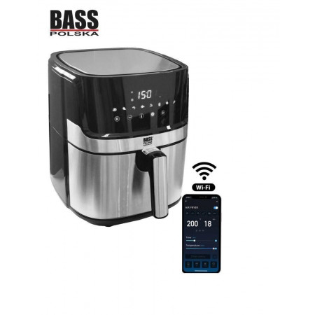 Розумна аерофритюрниця (мультипіч) з Wi-Fi та сенсорною панеллю 6,5 л Bass Polska BH 10876