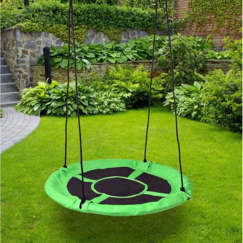 Качели гнездо аиста подвесные 100 см GardenLine 150 кг, зеленая