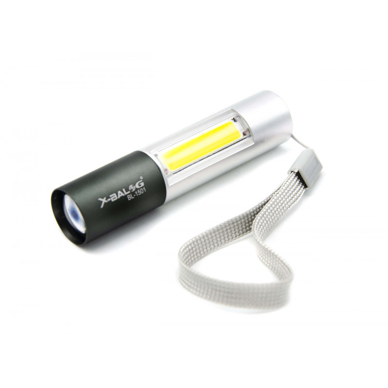 Ручной фонарь Police BL-1501, ЗУ microUSB, Zoom, XPE+COB